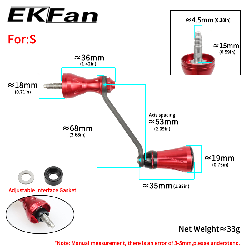 EKfan 68MM Carbon Fiber Spinni - огляд і ціна Fishing Lure Spinner