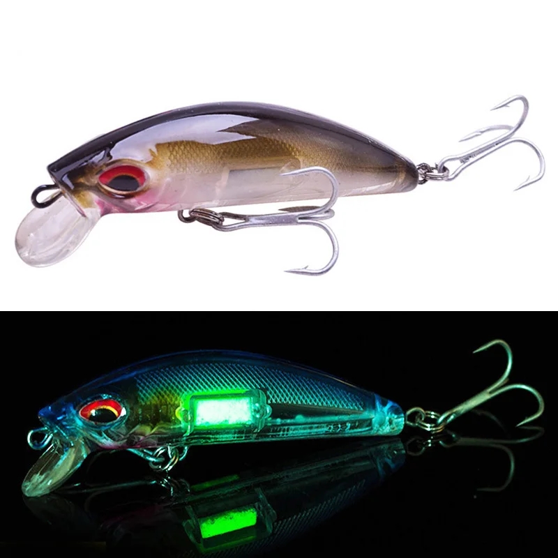 3D Eyes Luminous Minnow Fishin - огляд і ціна Fishing Lure Crankbait
