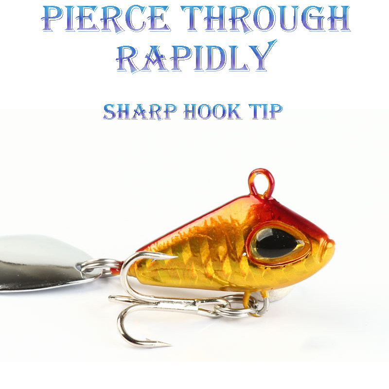 1pc 6/11/18/22g VIB Crankbaits - огляд і ціна Fishing Lure Spoon