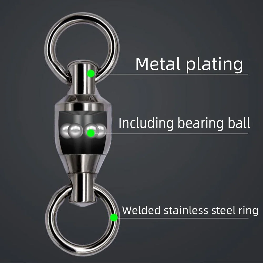 DNDYUJU 50pcs Fishing Swivels  - огляд і ціна Fishing Lure Accessories