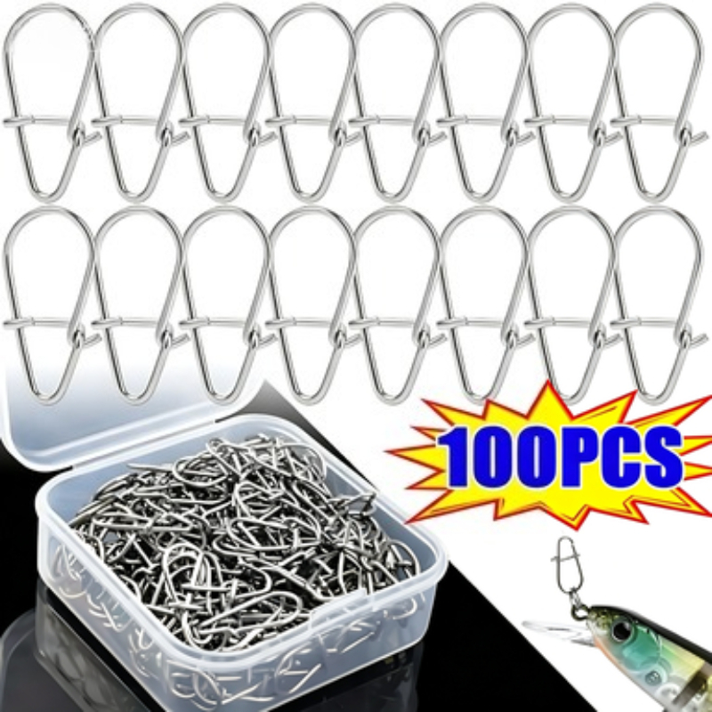 100PCS Stainless Steel Fishing - огляд і ціна Fishing Lure Accessories